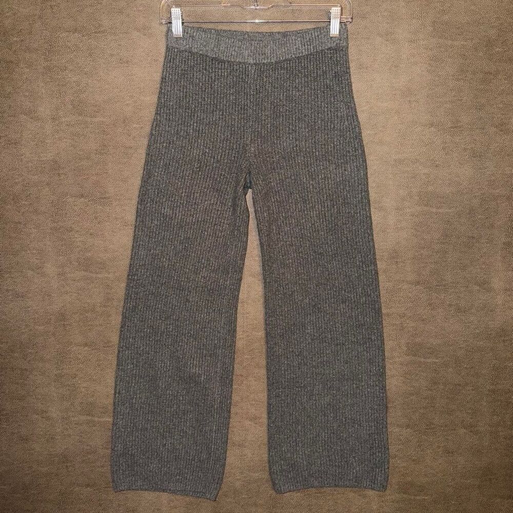 GAP Ribbed Knit Wide Leg Pants